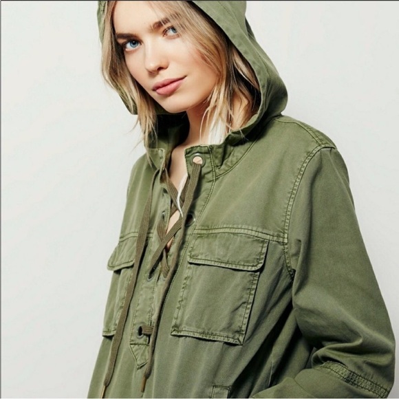 FREE PEOPLE Safari Hooded Pullover Jacket - Picture 2 of 11